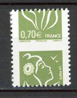 BH-18 Belle Variété Marianne De Lamouche N° 3967e ** Piquage à Cheval . A Saisir !!! - Unused Stamps