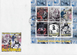 Chess  FDC ; Chess And Religion War Love Colle Chessplayer - Scacchi