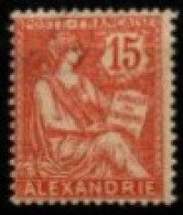 ALEXANDRIE    -   1902  .  Y&T N° 25a Oblitéré - Used Stamps