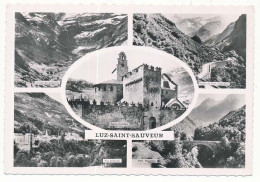 CPSM Dentelée 10.5 X 15 Hautes Pyrénées LUZ-SAINT-SAUVEUR  Vues Diverses - Luz Saint Sauveur