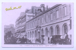 {94333} 75 Paris , Rue Du Havre , Lycée Condorcet ; Animée , Attelages - Education, Schools And Universities