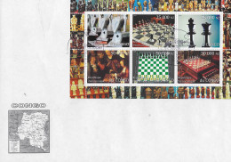 Chess  FDC ; Old Chess Pieces - Schach