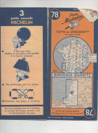 Carte MICHELIN N°78 Bordeaux-Biarritz   1949/2     (PPP47482) - Carte Stradali