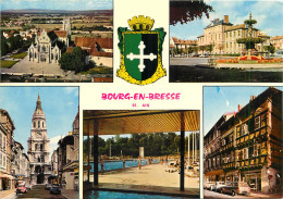 01 BOURG EN BRESSE  MULTIVUES BLASON - Andere & Zonder Classificatie