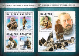 Maldives MNH Minisheet And SS - Esploratori