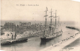 FRANCE - Dieppe - Entrée Du Port - Animé - Carte Postale Ancienne - Dieppe