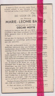 Devotie Doodsprentje Overlijden - Marie Bassez Echtg Oscar Notte - Astene 1876 - Deinze 1943 - Obituary Notices