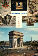 75 PARIS ARC DE TRIOMPHE CARTE DOUBLE  - Arc De Triomphe