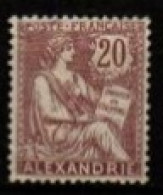 ALEXANDRIE    -   1902  .  Y&T N° 26 Oblitéré - Gebraucht