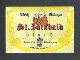 BROUWERIJ HUYGHE - MELLE -  ABDIJ ST IDESBALD - BLOND - DUINENABDIJ   - 330 ML -  BIERETIKET (2 Scans) (BE 638) - Beer
