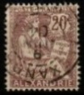 ALEXANDRIE    -   1902  .  Y&T N° 26 Oblitéré - Used Stamps