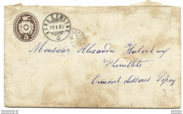 57 - 6 -entier Postal Avec Cachet à Date Vers L'Eglise - Stamped Stationery