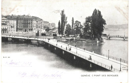 CPA Carte Postale Suisse Genève Pont Des Bergues 1903  VM81377 - Genève