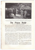 1900 - Au Pays Noir (Mineur - Charbon) - Article De 12 P Et 14 Photos - Other & Unclassified