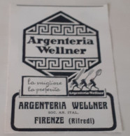 Pubblicità Argenteria Wellner (1928) - Publicités