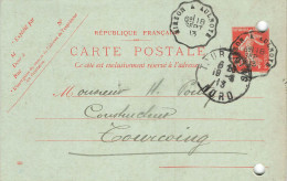 E662 Entier Postal Carte Lettre Brasserie D'Avesnelles Nord - Cartes Précurseurs