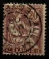 ALEXANDRIE    -   1902  .  Y&T N° 26 Oblitéré - Gebruikt