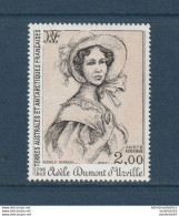 TAAF;1981 ;  TP PA N° 68;Adèle Dumont D'Urville  ;NEUFS**;MNH - Années Complètes