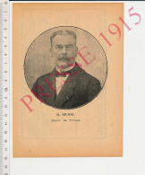 Photo Presse 1915 M. Michel Maire De Troyes Portrait - Non Classés