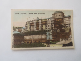 1859 - Génova - Grand Hotel Miramare - Hotels & Gaststätten