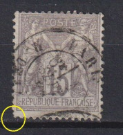 France: Y&T N° 66 (dent à Peine Courte) Oblitéré. TB !  - 1876-1878 Sage (Type I)