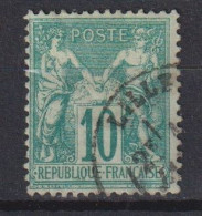 France: Y&T N° 65 (petit Aminci) Oblitéré. TB !  - 1876-1878 Sage (Typ I)