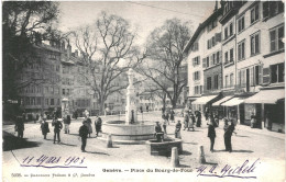 CPA Carte Postale Suisse Genève Place Du Bourg De Four   1903  VM81378 - Genève