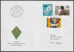 Schweiz: 1993, Fernbrief In MiF, SoStpl. ST-MAURICE / CASERNE SAVATAN - Postmark Collection
