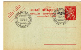 Belgique - Carte Postale De 1946 - Entier Postal - Oblit Salon De L'Entier Postal - Moins 10% - - Cartoline 1934-1951