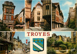 10 TROYES MULTIVUES BLASON - Troyes