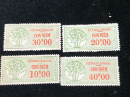 Vietnam South Wedge Before 1975(wedge VIET NAM) 4 Pcs 4 Stamps Quality Good - Collections