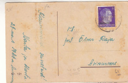 Allemagne - Ostland - Carte Postale Expédié Vers Avinurmes - Hitlet - - Besetzungen 1938-45
