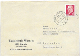 Postzegels > Europa > Duitsland > Oost-Duitsland >brief Met No. 848 (18212) - Covers & Documents