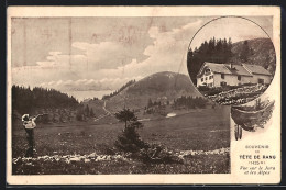 AK Tete De Rang, Vue Sur Le Jura Et Les Alpes  - Sonstige & Ohne Zuordnung