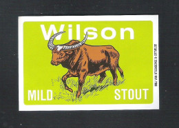 WILSON  MILD  STOUT  - BIERETIKET (BE 656) - Bière