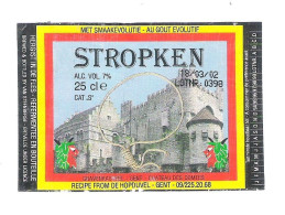 BROUWERIJ VAN STEENBERGE - ERTVELDE / DE HOPDUVEL  - STROPKEN     - 25 CL -  BIERETIKET  (BE 660) - Beer