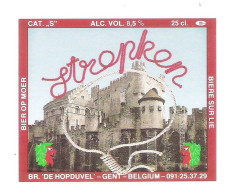 BROUWERIJ  DE HOPDUVEL  - STROPKEN     - 25 CL -  BIERETIKET  (BE 661) - Bière