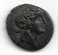 PHENICIE - TETRATCHALQUE DE CUIVRE DE SIDON (44 Av. J.-C.) - Griechische Münzen