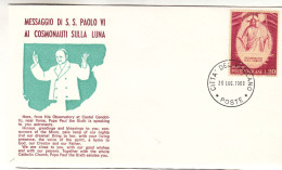 Vatican - Lettre De 1969 - Oblit Citta Del Vaticano - - Covers & Documents