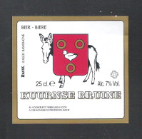 BROUWERIJ BAVIK - BAVIKHOVE - KUURNSE BRUINE - 25 CL - BIERETIKET  (BE 667) - Beer