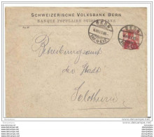 19-9 - Entier Postal Privé  "Banque Populaire Suisse Bern" 1909 - Entiers Postaux