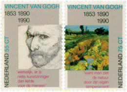 103345 MNH HOLANDA 1990 CENTENARIO DE LA MUERTE DE VINCENT VAN GOGH - ...-1852 Prephilately