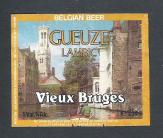 BROUWERIJ  VAN HONSEBROUCK - INGELMUNSTER - GUEUZE LAMBIC - VIEUX BRUGES - 25 CL -  BIERETIKET  (BE 670) - Bière