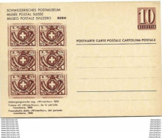 240 - 19 - Entier Postal Neuf Musée Des PTT Suisses "Timbre Dit "Winterthur" - Stamped Stationery