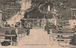 FRANCE - Lourdes - Grotte De Notre Dame De Lourdes - Animé - Carte Postale Ancienne - Lourdes