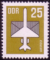 3129 Flugpostmarken 25 Pf 1987 ** - Unused Stamps