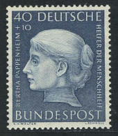 203 Bertha Pappenheim 40+10 Pf Postfrisch ** - Neufs