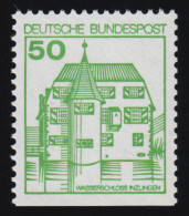 1038DII V Burgen Und Schlösser 50 Pf Inzlingen, ** LETTERSET Weiß - Unused Stamps