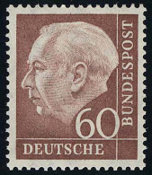 190 Heuss 60 Pf Postfrisch ** - Unused Stamps