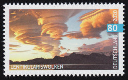 3528 Himmelsereignisse: Lentikulariswolken, Nassklebend, Postfrisch ** - Unused Stamps